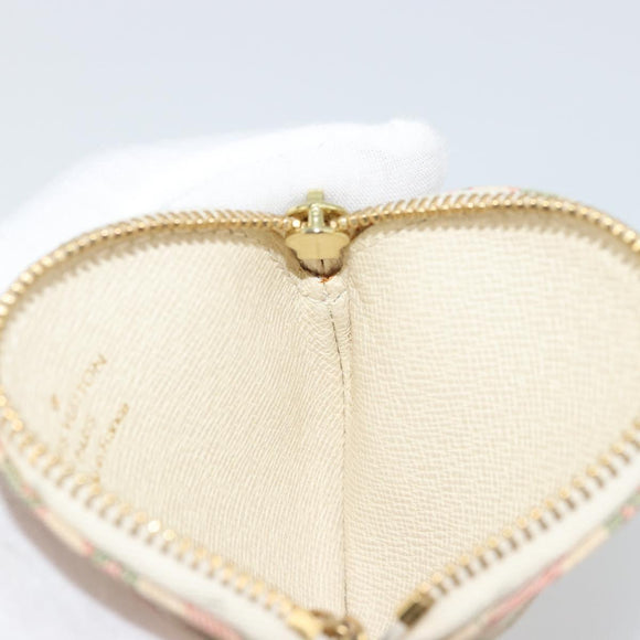 LOUIS VUITTON Mini Lin Croisette Porte Monnaie Ron Coin M95499 LV Auth YKZ1059A