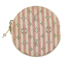 LOUIS VUITTON Mini Lin Croisette Porte Monnaie Ron Coin M95499 LV Auth YKZ1059A-13