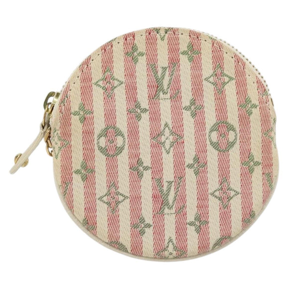 LOUIS VUITTON Mini Lin Croisette Porte Monnaie Ron Coin M95499 LV Auth YKZ1059A