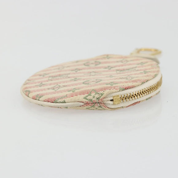LOUIS VUITTON Mini Lin Croisette Porte Monnaie Ron Coin M95499 LV Auth YKZ1059A