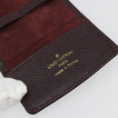 LOUIS VUITTON Taiga Buton De Manchette Cuffs Ag925 Black Silver LV Auth YKZ1063-9