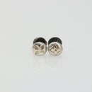LOUIS VUITTON Taiga Buton De Manchette Cuffs Ag925 Black Silver LV Auth YKZ1063-10