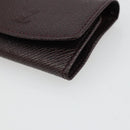 LOUIS VUITTON Taiga Buton De Manchette Cuffs Ag925 Black Silver LV Auth YKZ1063-7