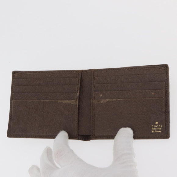GUCCI Disney Collaboration Donald GG Supreme Wallet PVC 647937 Auth YKZ1064M