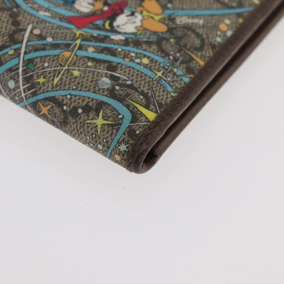 GUCCI Disney Collaboration Donald GG Supreme Wallet PVC 647937 Auth YKZ1064M