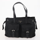 PRADA Shoulder Bag Nylon 2 Set Black Auth YKZ1068-11