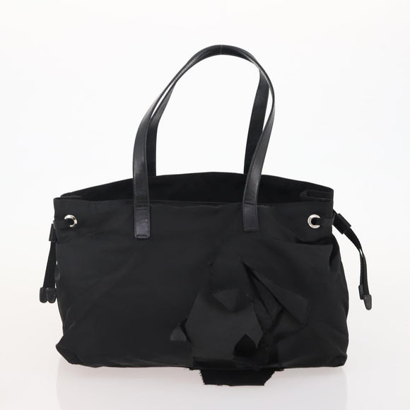 PRADA Shoulder Bag Nylon 2 Set Black Auth YKZ1068
