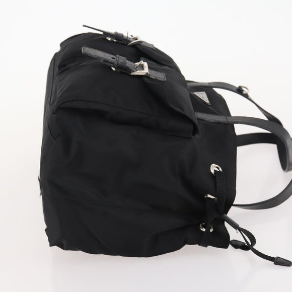 PRADA Shoulder Bag Nylon 2 Set Black Auth YKZ1068