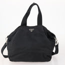 PRADA Shoulder Bag Nylon 2 Set Black Auth YKZ1068-2