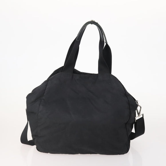 PRADA Shoulder Bag Nylon 2 Set Black Auth YKZ1068