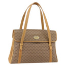 GUCCI Micro GG Supreme Hand Bag PVC Beige Gold 000 46 4857 Auth YKZ1075-1