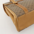 GUCCI Micro GG Supreme Hand Bag PVC Beige Gold 000 46 4857 Auth YKZ1075-16