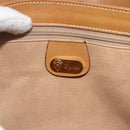 GUCCI Micro GG Supreme Hand Bag PVC Beige Gold 000 46 4857 Auth YKZ1075-18