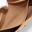 GUCCI Micro GG Supreme Hand Bag PVC Beige Gold 000 46 4857 Auth YKZ1075-23
