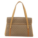 GUCCI Micro GG Supreme Hand Bag PVC Beige Gold 000 46 4857 Auth YKZ1075-2