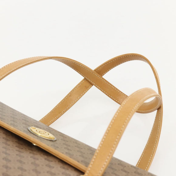GUCCI Micro GG Supreme Hand Bag PVC Beige Gold 000 46 4857 Auth YKZ1075