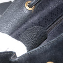 GUCCI Bamboo Backpack Suede Black Gold 003 1998 0030 Auth YKZ1078-24