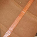 CELINE Macadam Canvas Boston Bag PVC Leather Brown Gold Auth YKZ108-10