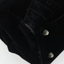 PRADA Hand Bag Velor Black Auth YKZ1084-16