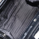 PRADA Hand Bag Velor Black Auth YKZ1084-10