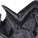 PRADA Hand Bag Velor Black Auth YKZ1084-20