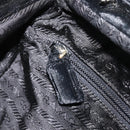 PRADA Hand Bag Velor Black Auth YKZ1084-21