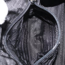 PRADA Hand Bag Velor Black Auth YKZ1084-22
