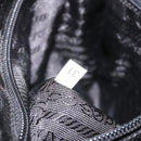PRADA Hand Bag Velor Black Auth YKZ1084-11