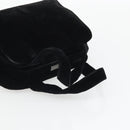 PRADA Hand Bag Velor Black Auth YKZ1084-7