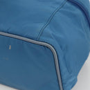 PRADA Vanity Hand Bag Nylon Blue Silver Auth YKZ1085-15