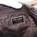 PRADA Backpack Nylon Khaki Silver Auth YKZ1086-20