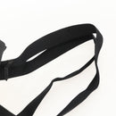 PRADA Backpack Nylon Black Silver Auth YKZ1087-15