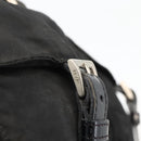 PRADA Backpack Nylon Black Silver Auth YKZ1087-20