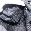 PRADA Backpack Nylon Black Silver Auth YKZ1087-24