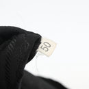 PRADA Backpack Nylon Black Silver Auth YKZ1087-12