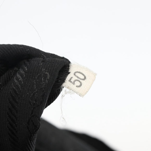 PRADA Backpack Nylon Black Silver Auth YKZ1087