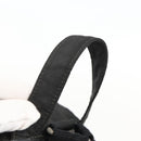 PRADA Backpack Nylon Black Silver Auth YKZ1087-7