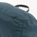 PRADA Shoulder Bag Nylon Green Gold Auth YKZ1088-16
