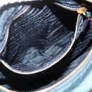 PRADA Shoulder Bag Nylon Green Gold Auth YKZ1088-24