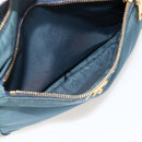 PRADA Shoulder Bag Nylon Green Gold Auth YKZ1088-25