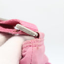 PRADA Shoulder Bag Nylon Pink Silver Auth YKZ1090-9