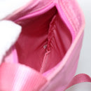 PRADA Shoulder Bag Nylon Pink Silver Auth YKZ1090-21