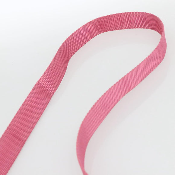 PRADA Shoulder Bag Nylon Pink Silver Auth YKZ1090