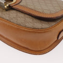 CELINE Macadam Canvas Shoulder Bag PVC Beige Gold Auth YKZ1092-15