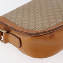 CELINE Macadam Canvas Shoulder Bag PVC Beige Gold Auth YKZ1092-9