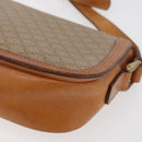 CELINE Macadam Canvas Shoulder Bag PVC Beige Gold Auth YKZ1092-16