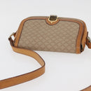 CELINE Macadam Canvas Shoulder Bag PVC Beige Gold Auth YKZ1092-6
