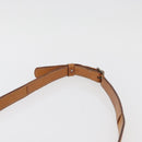 CELINE Macadam Canvas Shoulder Bag PVC Beige Gold Auth YKZ1092-8