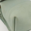 Coach Backpack Leather Green Gold Auth YKZ1093A-17
