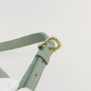 Coach Backpack Leather Green Gold Auth YKZ1093A-9